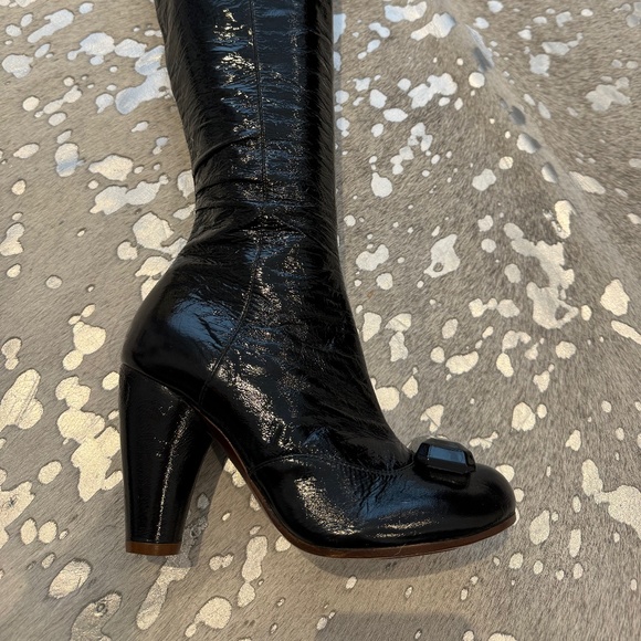 Chie Mihara Patent High Heel Boots - Picture 3 of 4